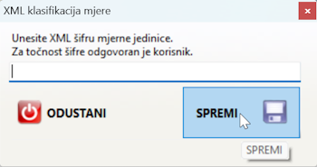 Unos UBL klasifikacije